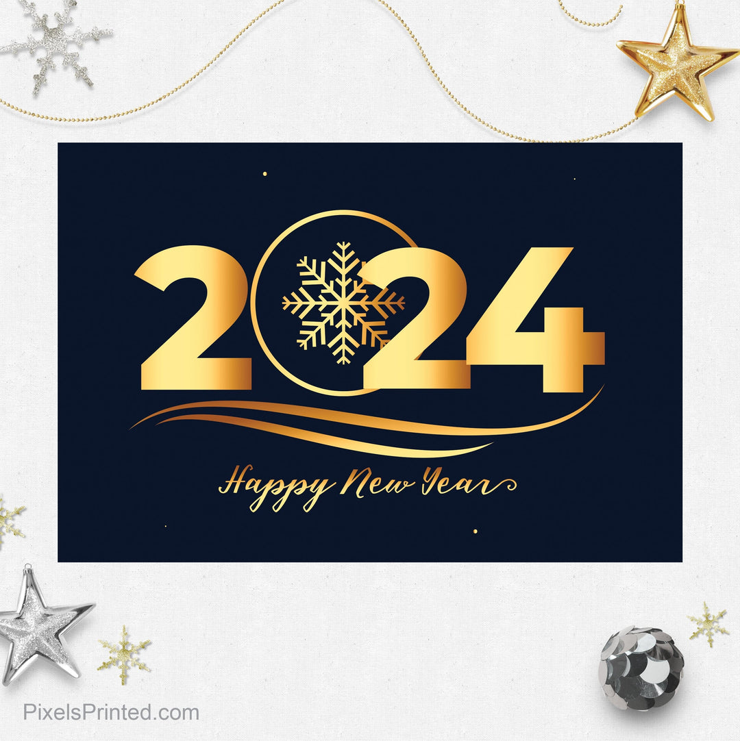 Independent real estate New Years postcards postcards PixelsPrinted 