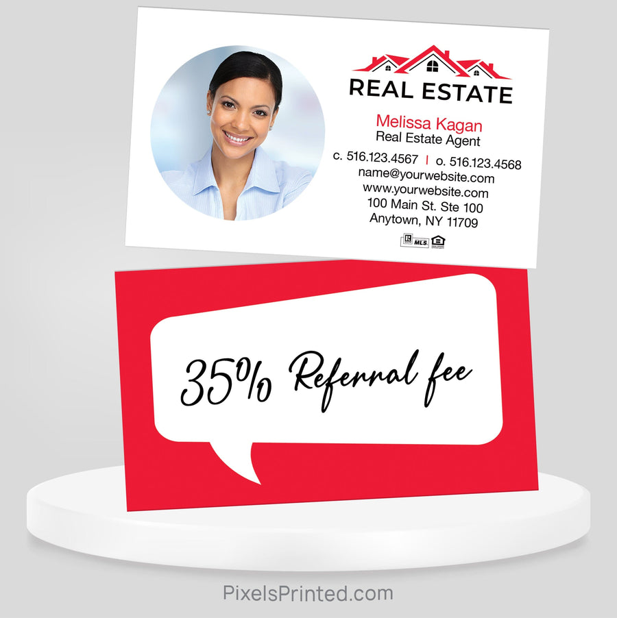 Independent real estate referral cards Business Cards PixelsPrinted 