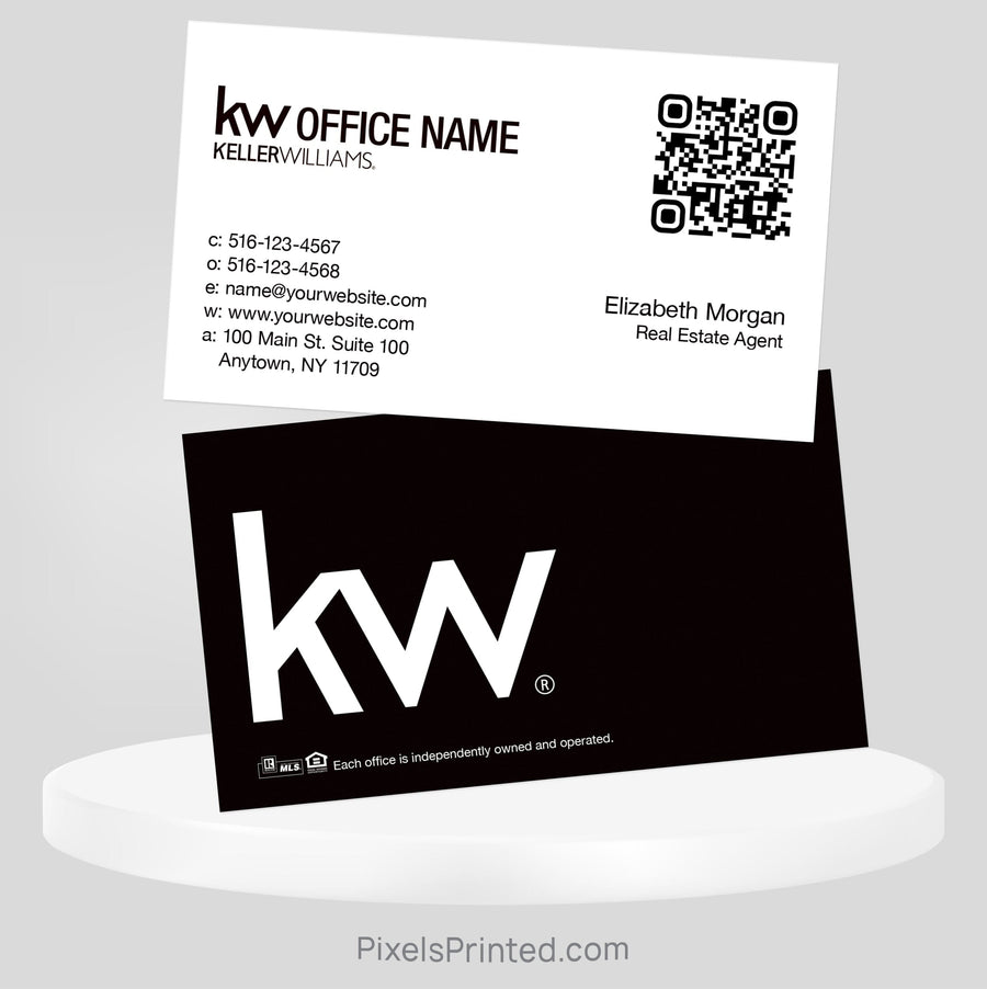 Keller Williams real estate business cards Business Cards PixelsPrinted 