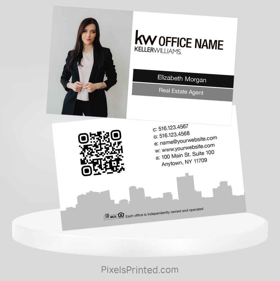 Keller Williams real estate business cards Business Cards PixelsPrinted 