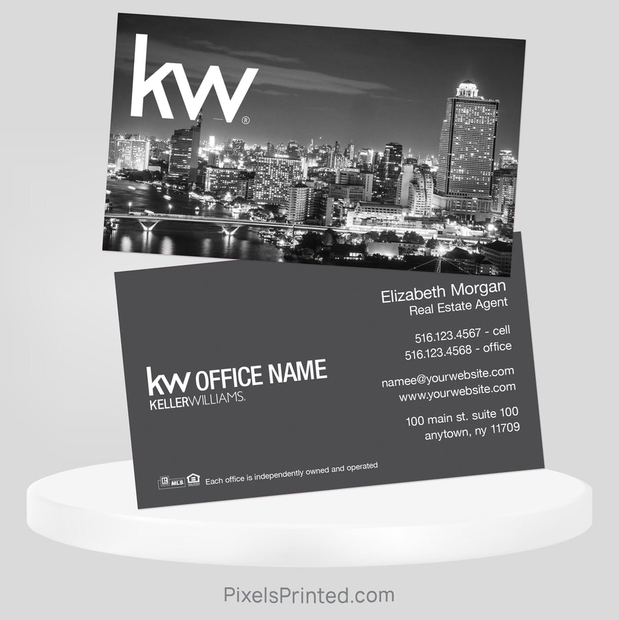 Keller Williams real estate business cards Business Cards PixelsPrinted 