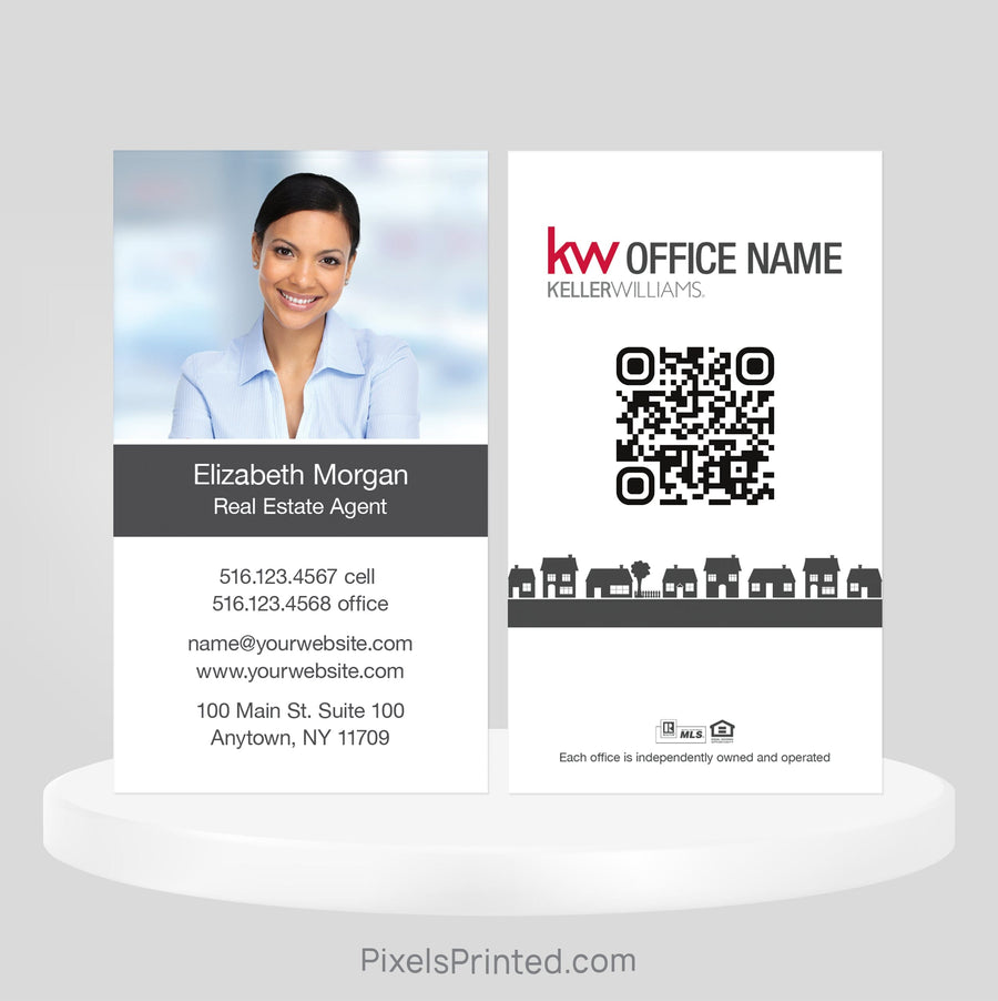 Keller Williams real estate business cards Business Cards PixelsPrinted 