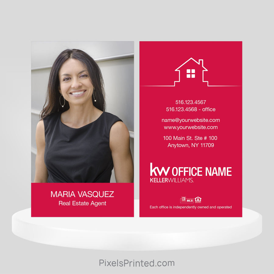 Keller Williams real estate business cards Business Cards PixelsPrinted 