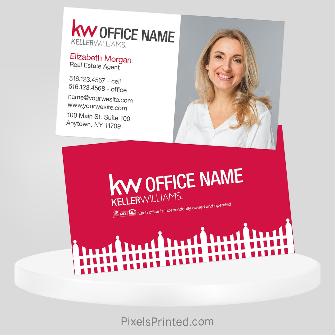 Keller Williams real estate business cards Business Cards PixelsPrinted 