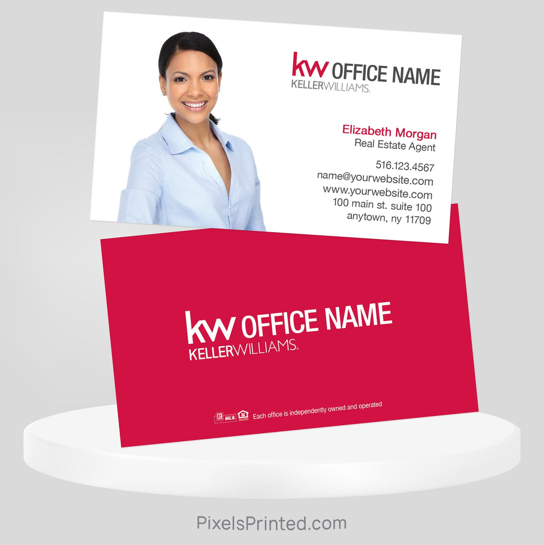 Keller Williams real estate business cards Business Cards PixelsPrinted 