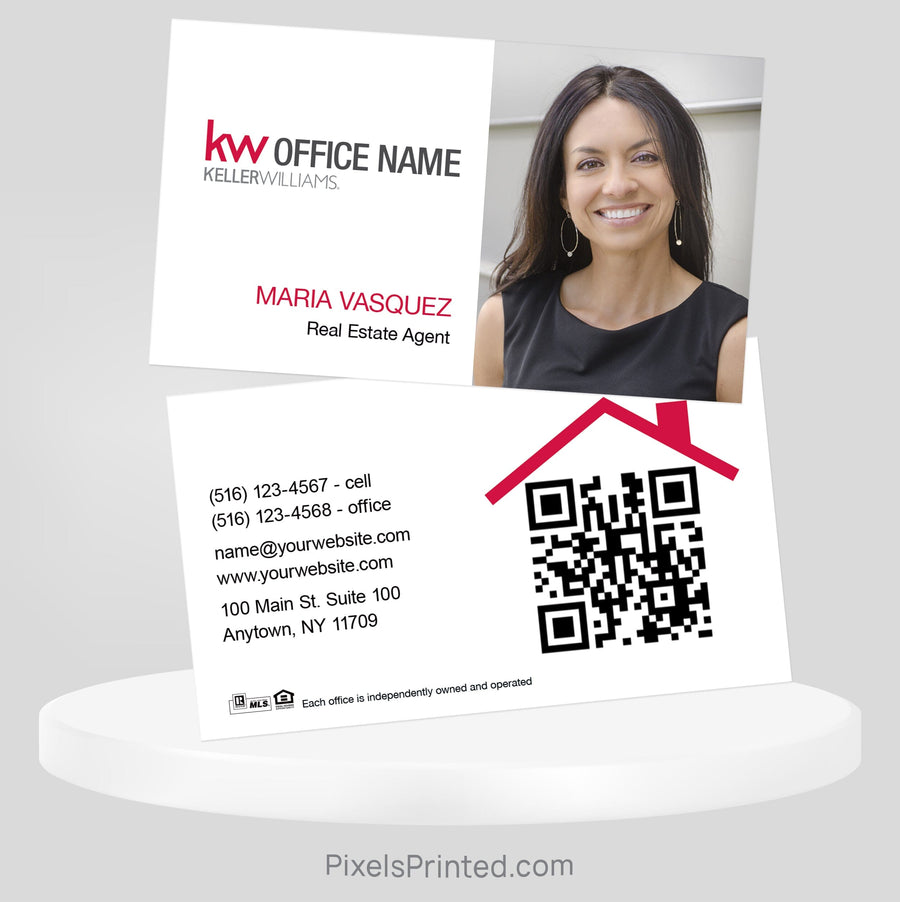 Keller Williams real estate business cards Business Cards PixelsPrinted 