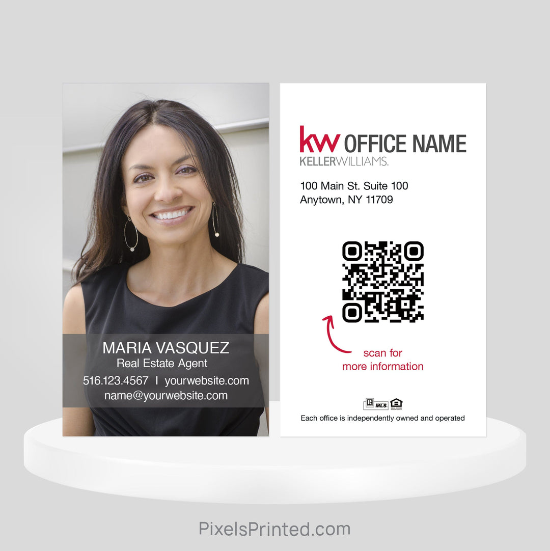 Keller Williams real estate business cards Business Cards PixelsPrinted 