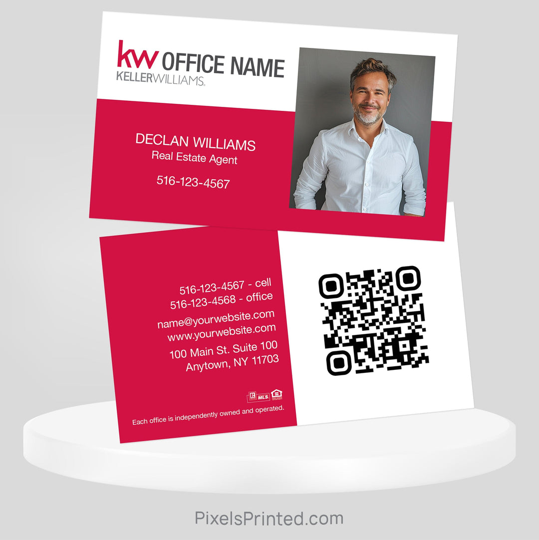 Keller Williams real estate business cards Business Cards PixelsPrinted 