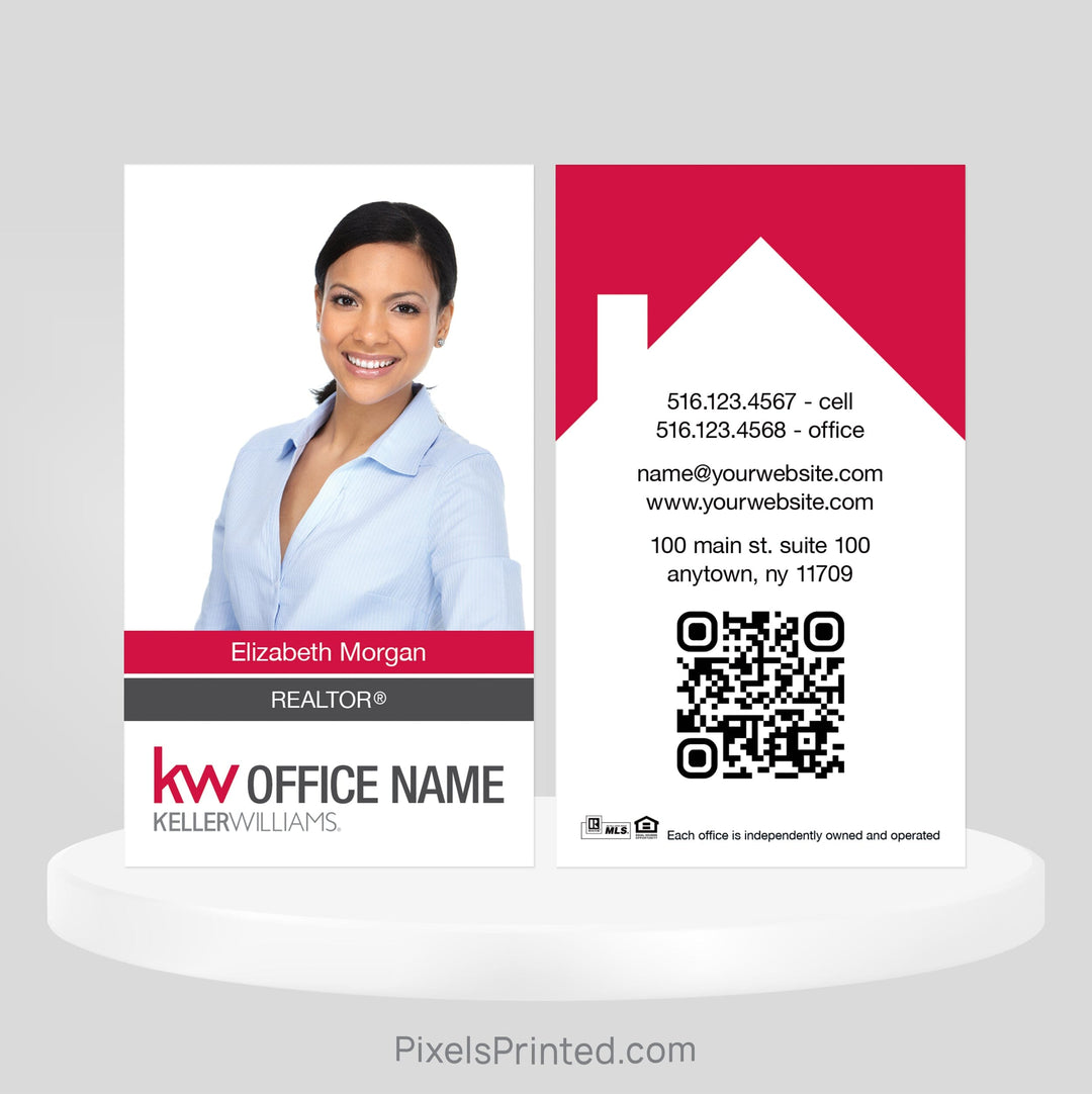 Keller Williams real estate business cards Business Cards PixelsPrinted 