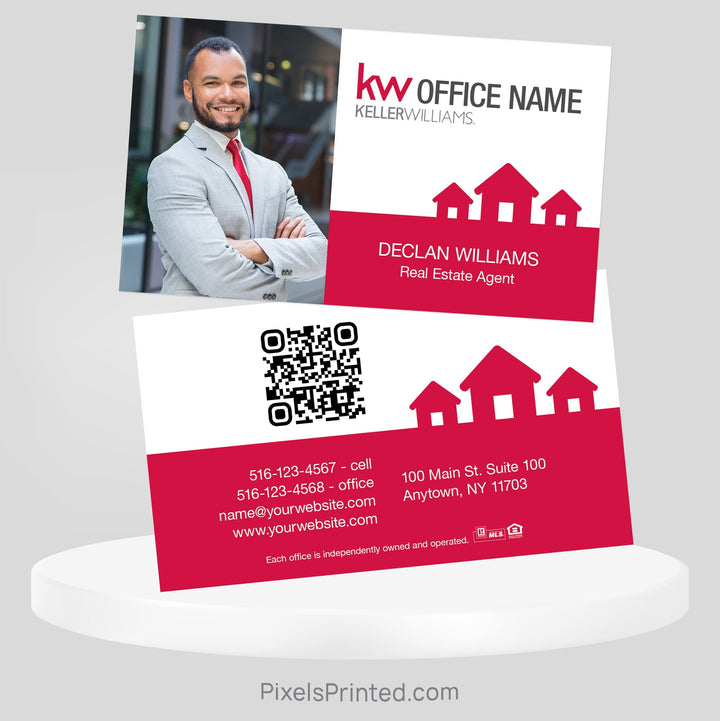 Keller Williams real estate business cards Business Cards PixelsPrinted 