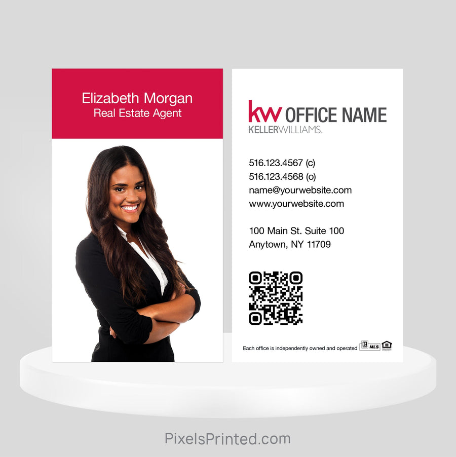 Keller Williams real estate business cards Business Cards PixelsPrinted 