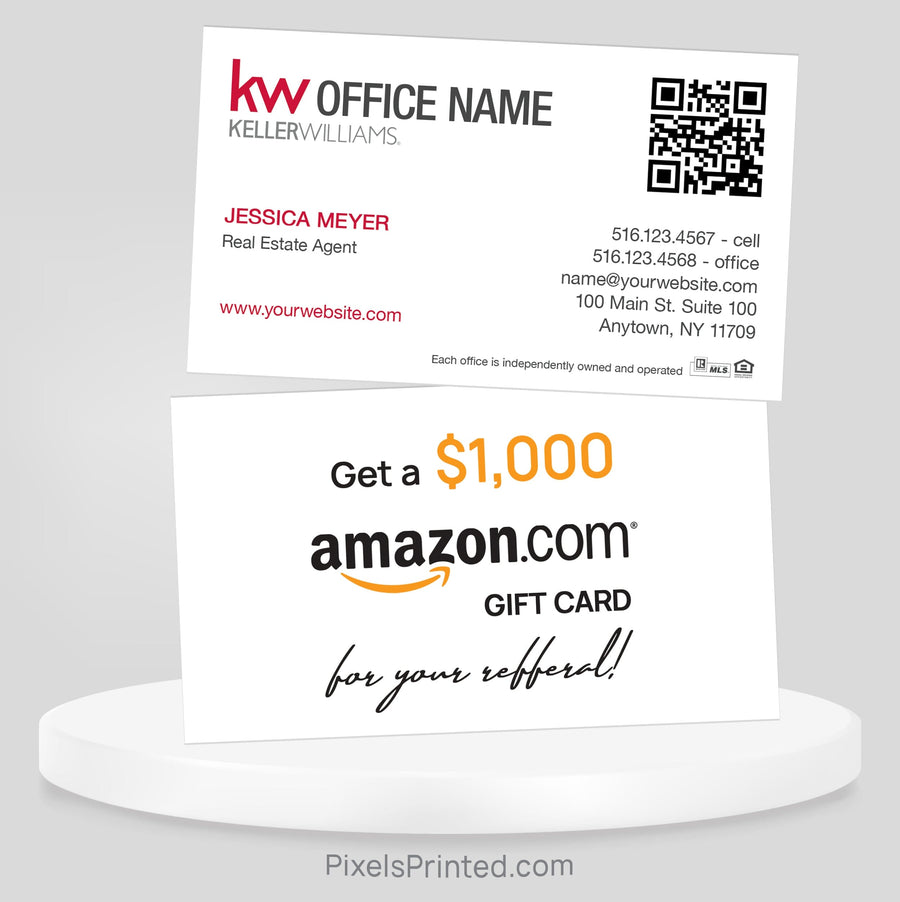 Keller Williams referral business cards Business Cards PixelsPrinted 
