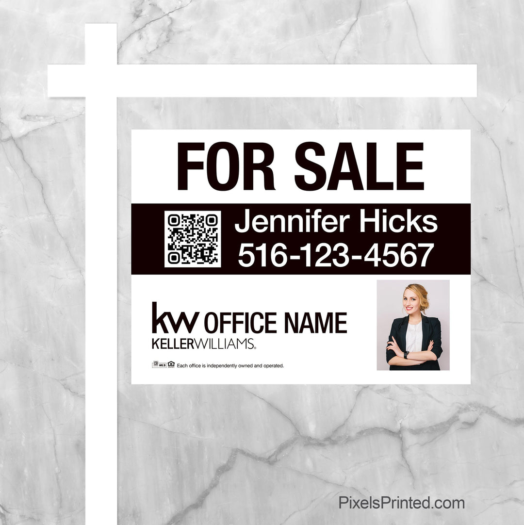 Keller Williams sign panels, for sale sign panels, KW for sale signs, Keller Williams open house sign