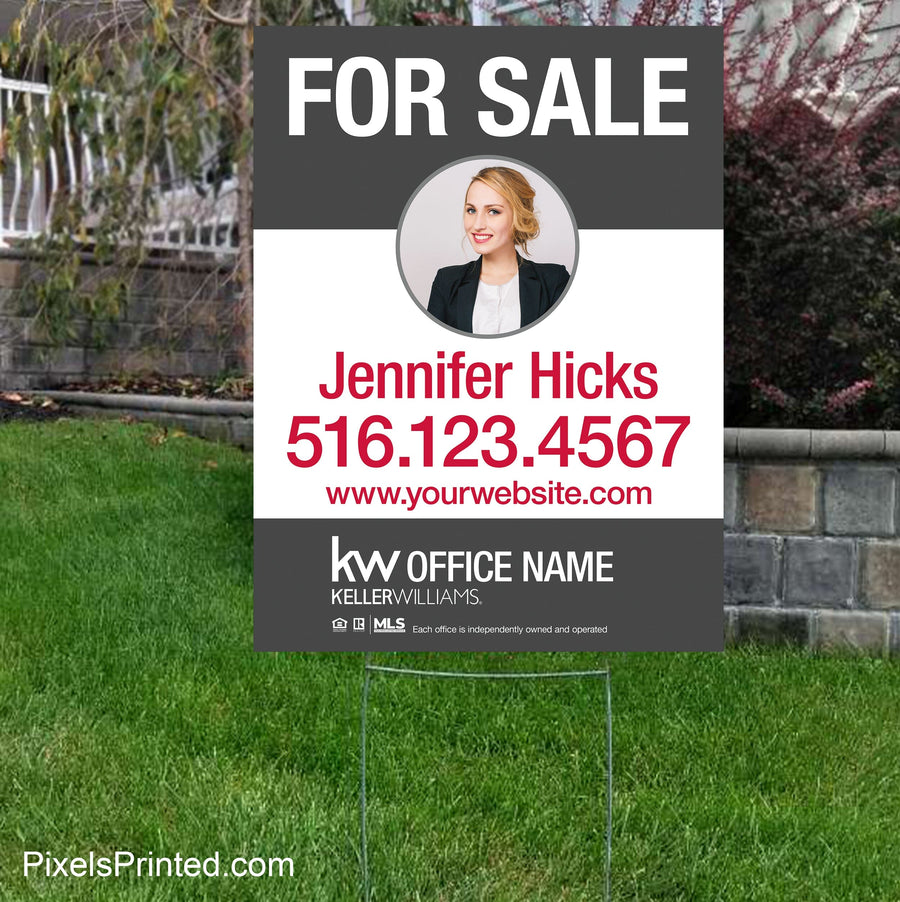 Keller Williams yard signs yard signs PixelsPrinted 