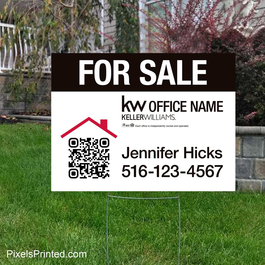 Keller Williams yard signs yard signs PixelsPrinted 