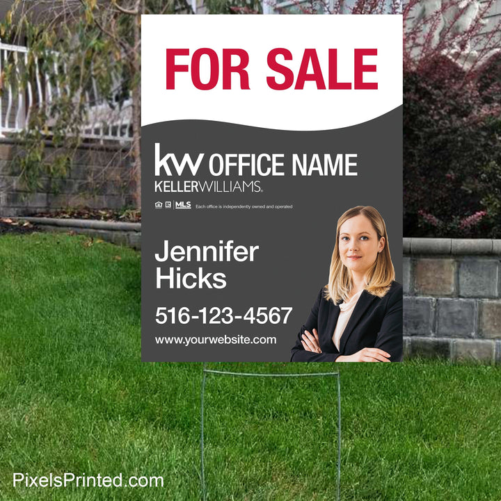 Keller Williams yard signs yard signs PixelsPrinted 