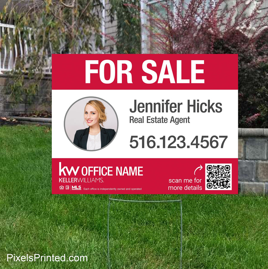 Keller Williams yard signs yard signs PixelsPrinted 