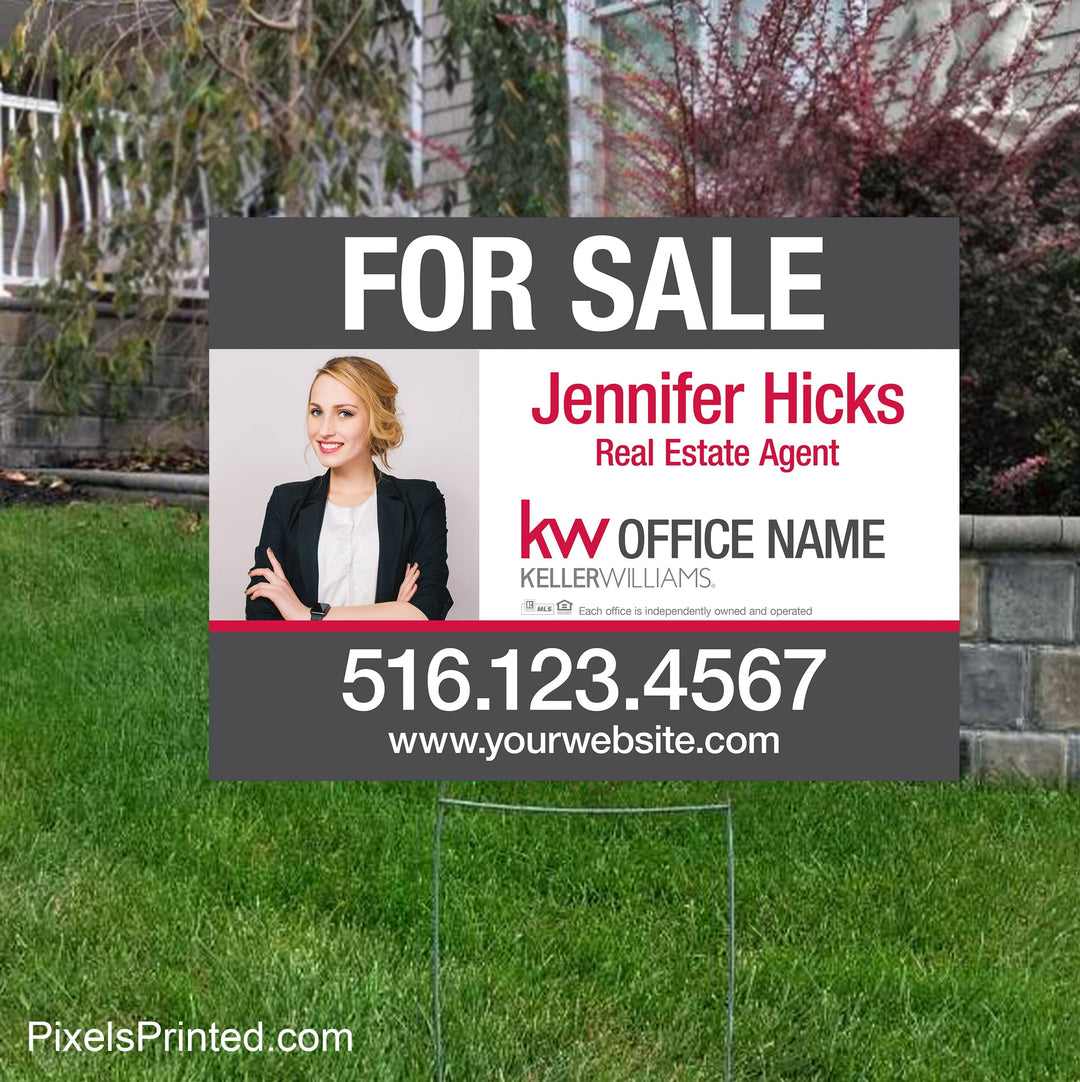 Keller Williams yard signs yard signs PixelsPrinted 