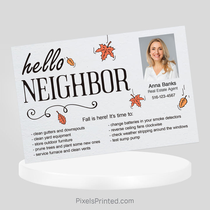 Realty One Group Fall Maintenance postcards PixelsPrinted 