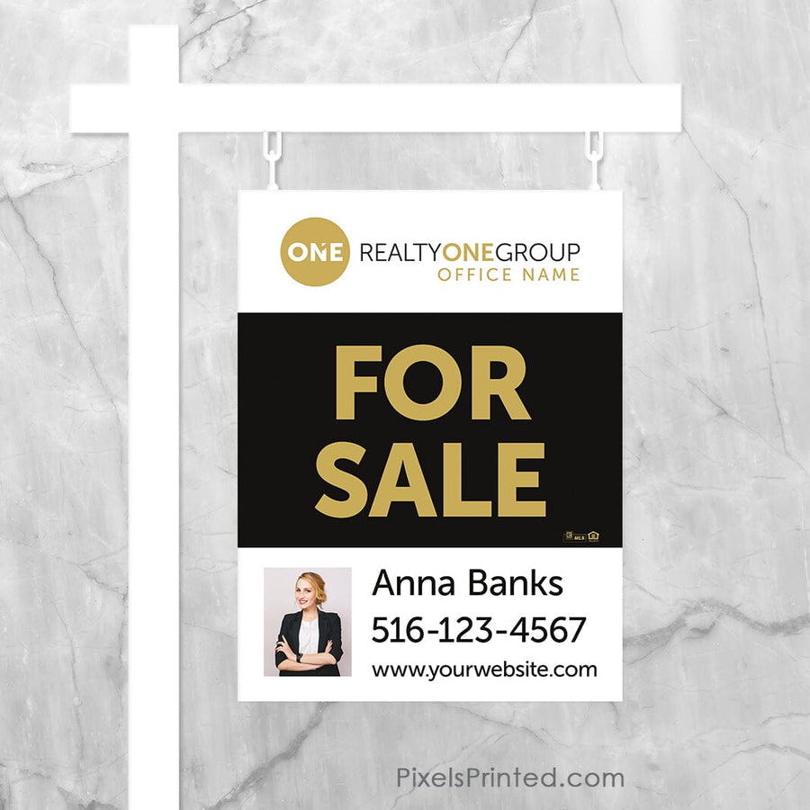 Realty ONE Group sign panels sign panels PixelsPrinted 