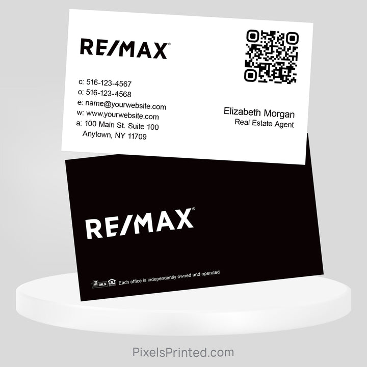 REMAX no photo business cards Business Cards PixelsPrinted 