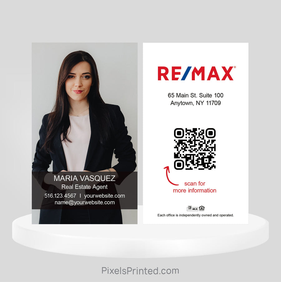 REMAX real estate business cards Business Cards PixelsPrinted 