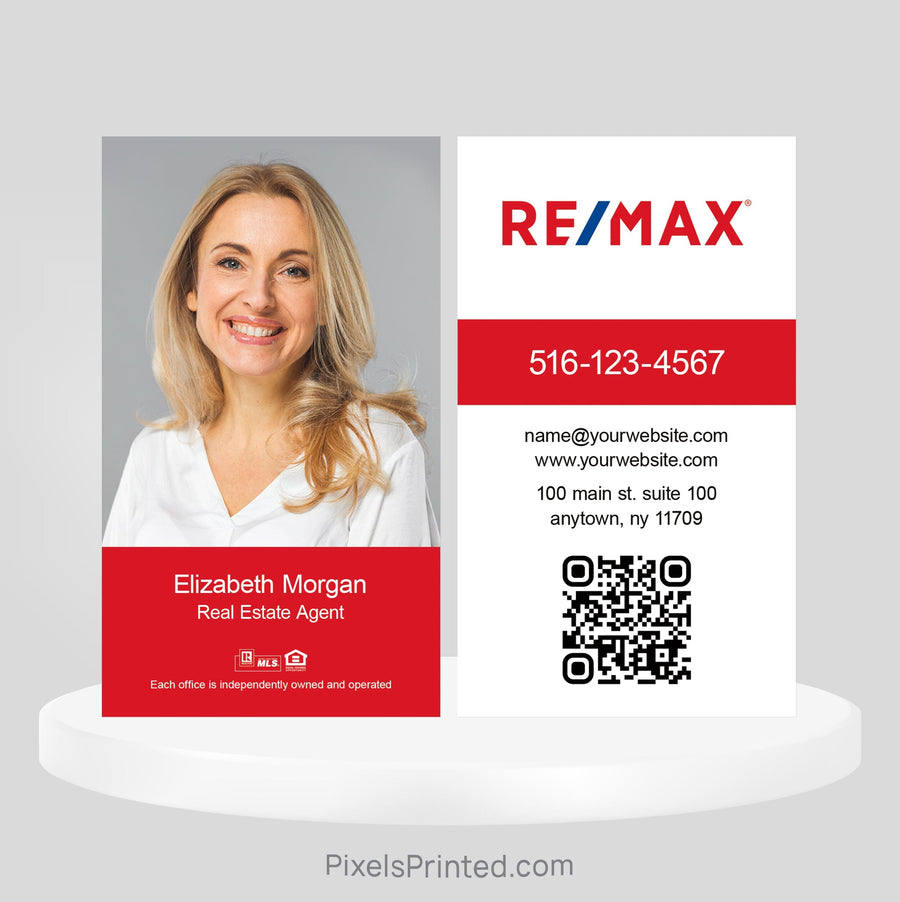 REMAX real estate business cards Business Cards PixelsPrinted 