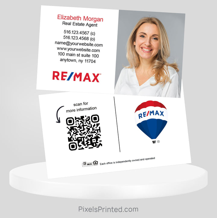 REMAX real estate business cards Business Cards PixelsPrinted 