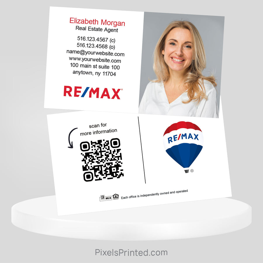 REMAX real estate business cards Business Cards PixelsPrinted 