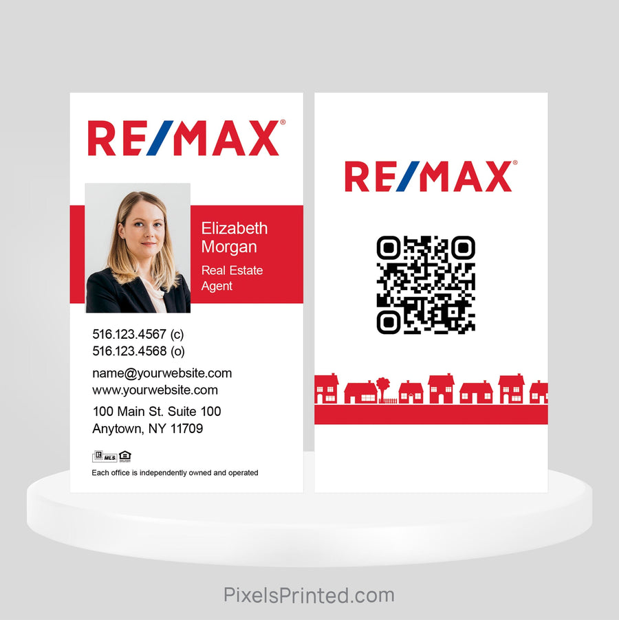 REMAX real estate business cards Business Cards PixelsPrinted 