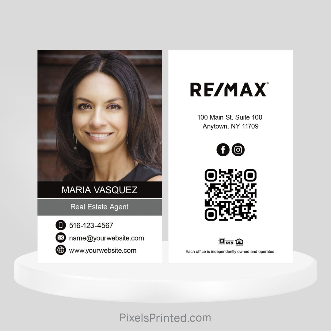 REMAX real estate business cards Business Cards PixelsPrinted 