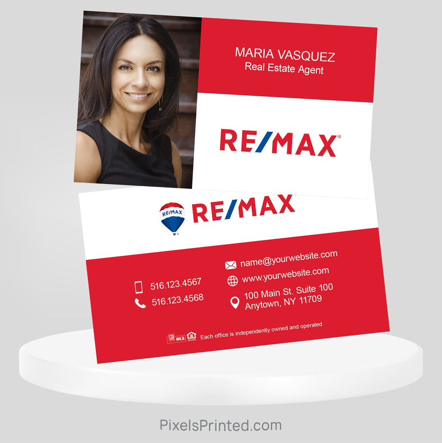 REMAX real estate business cards Business Cards PixelsPrinted 