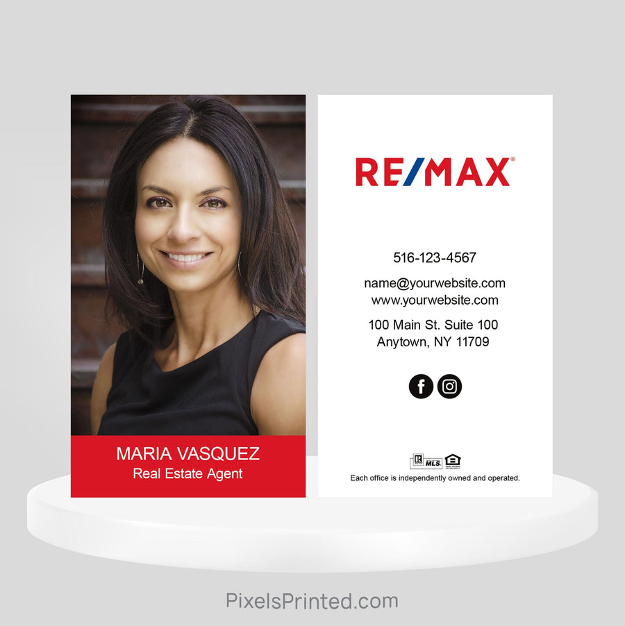 REMAX real estate business cards Business Cards PixelsPrinted 