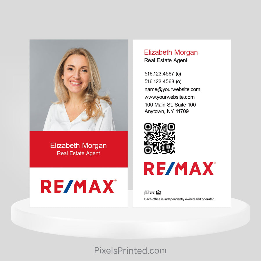 REMAX real estate business cards Business Cards PixelsPrinted 