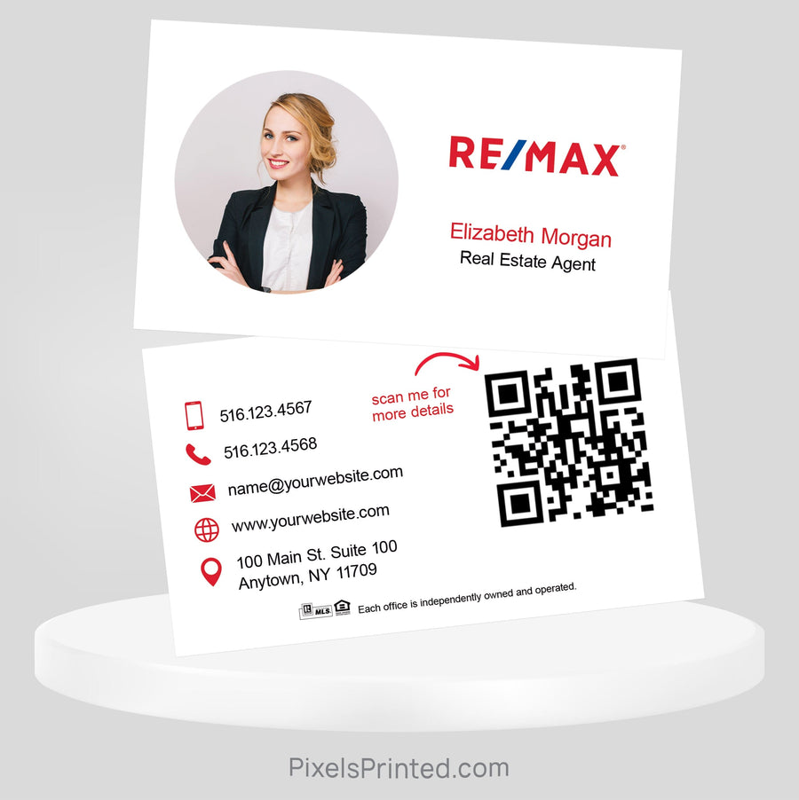 REMAX real estate business cards Business Cards PixelsPrinted 