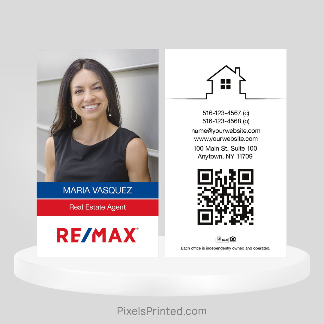 REMAX real estate business cards Business Cards PixelsPrinted 