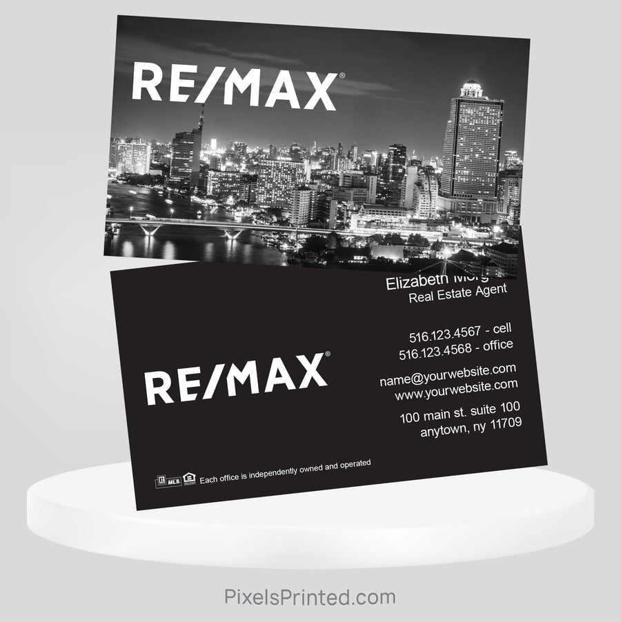 REMAX real estate business cards Business Cards PixelsPrinted 