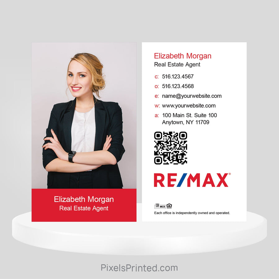 REMAX real estate business cards Business Cards PixelsPrinted 