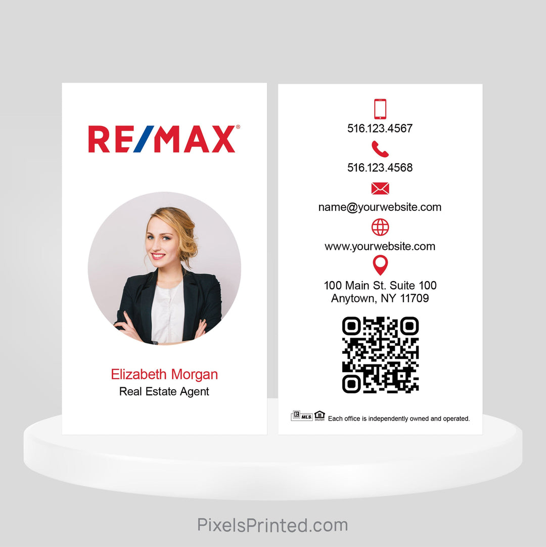 REMAX real estate business cards Business Cards PixelsPrinted 