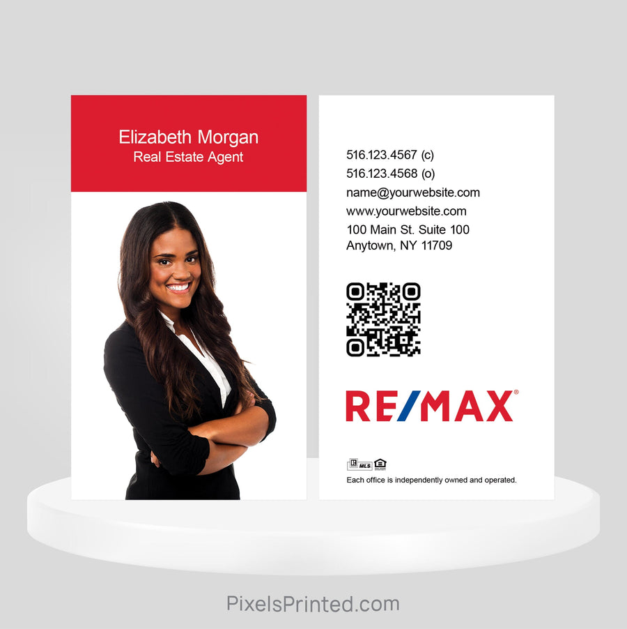 REMAX real estate business cards Business Cards PixelsPrinted 