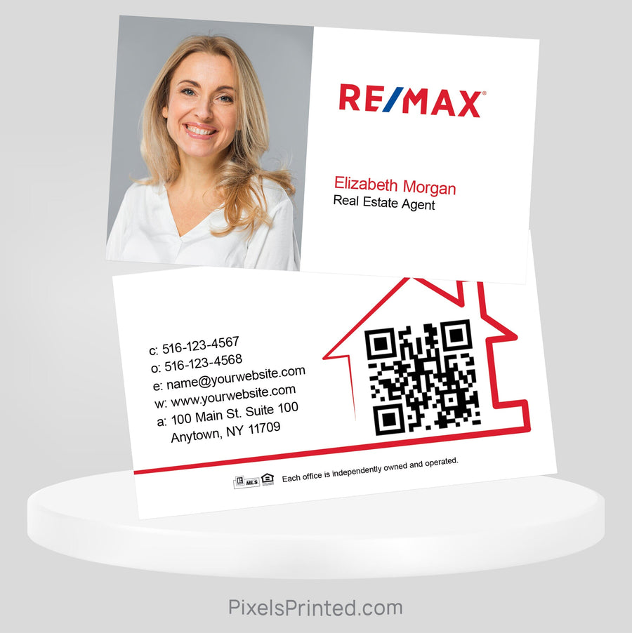 REMAX real estate business cards Business Cards PixelsPrinted 