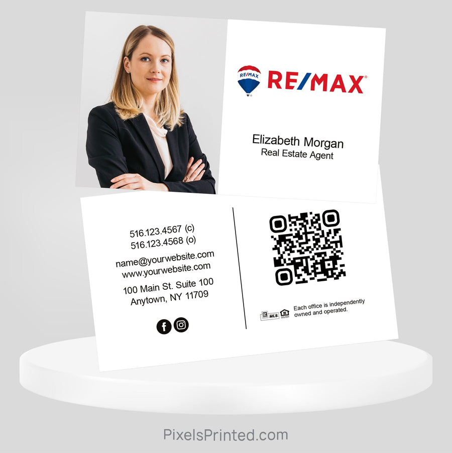 REMAX real estate business cards Business Cards PixelsPrinted 