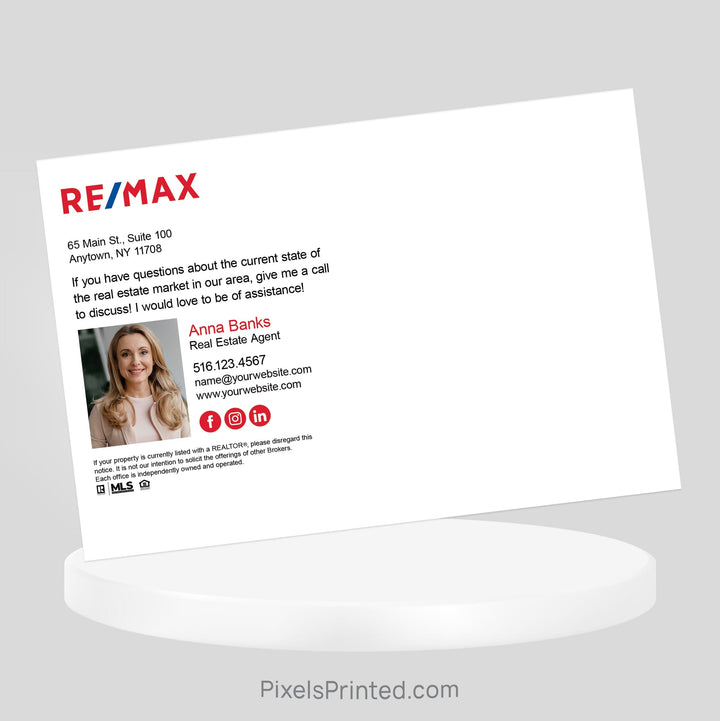 REMAX real estate cheat sheet Thanksgiving postcards PixelsPrinted 