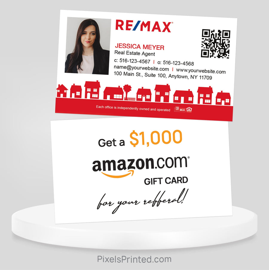 REMAX real estate referral business cards Business Cards PixelsPrinted 