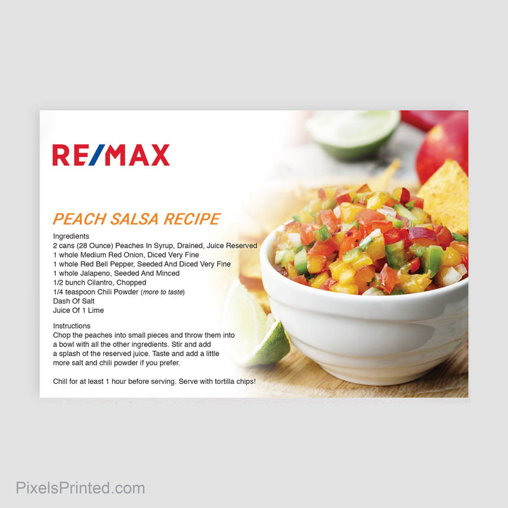REMAX recipe postcards PixelsPrinted 