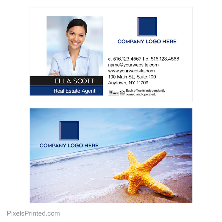 beach Coldwell Banker business cards Business Cards PixelsPrinted 
