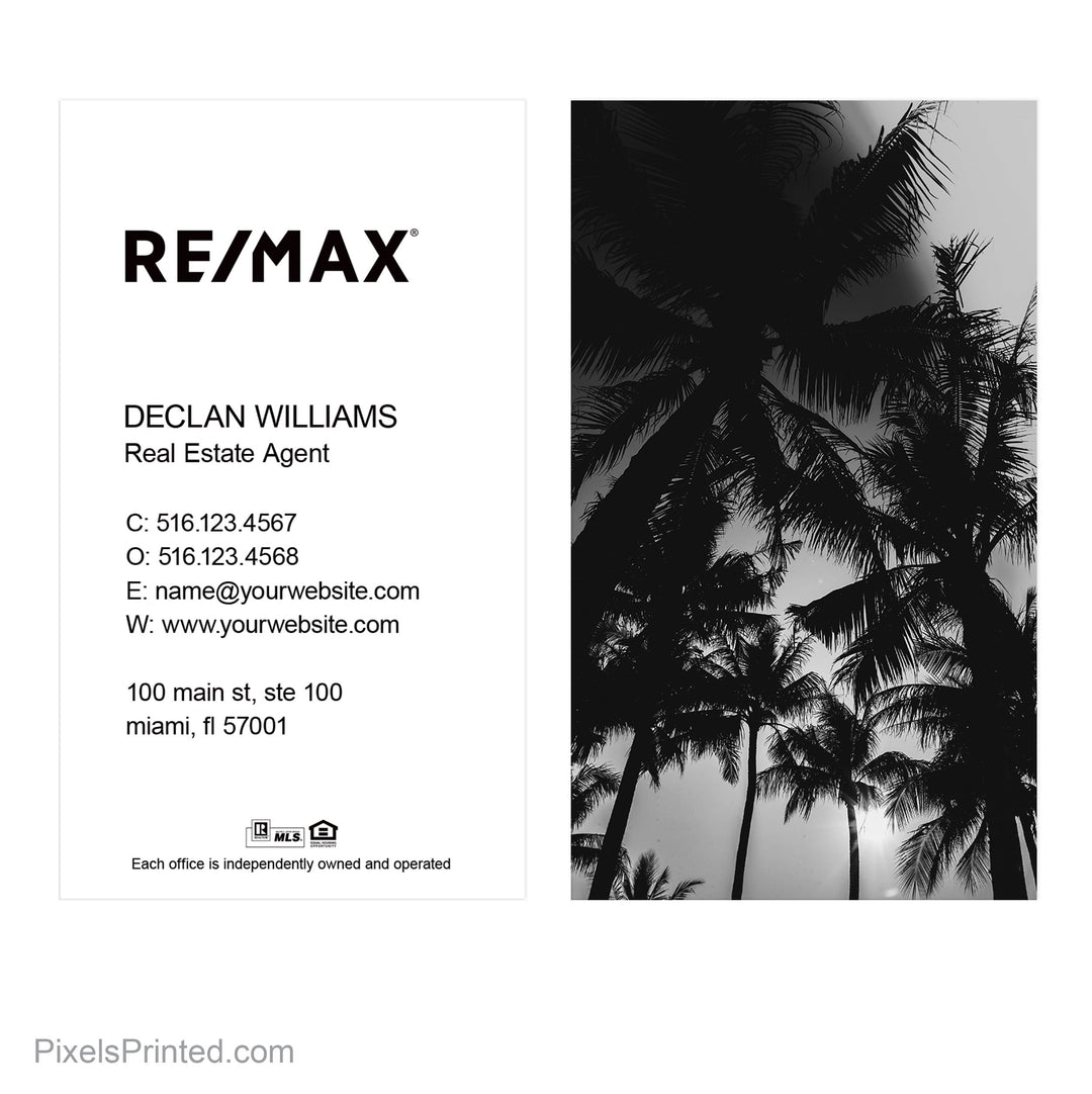 beach REMAX business cards Business Cards PixelsPrinted 