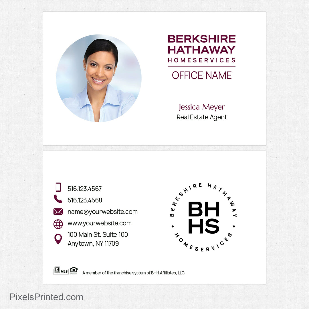 Berkshire Hathaway business cards Business Cards PixelsPrinted 