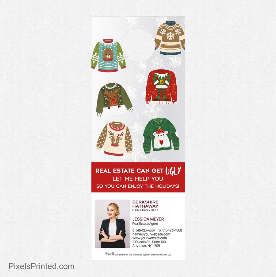 Berkshire Hathaway Christmas door hangers PixelsPrinted 