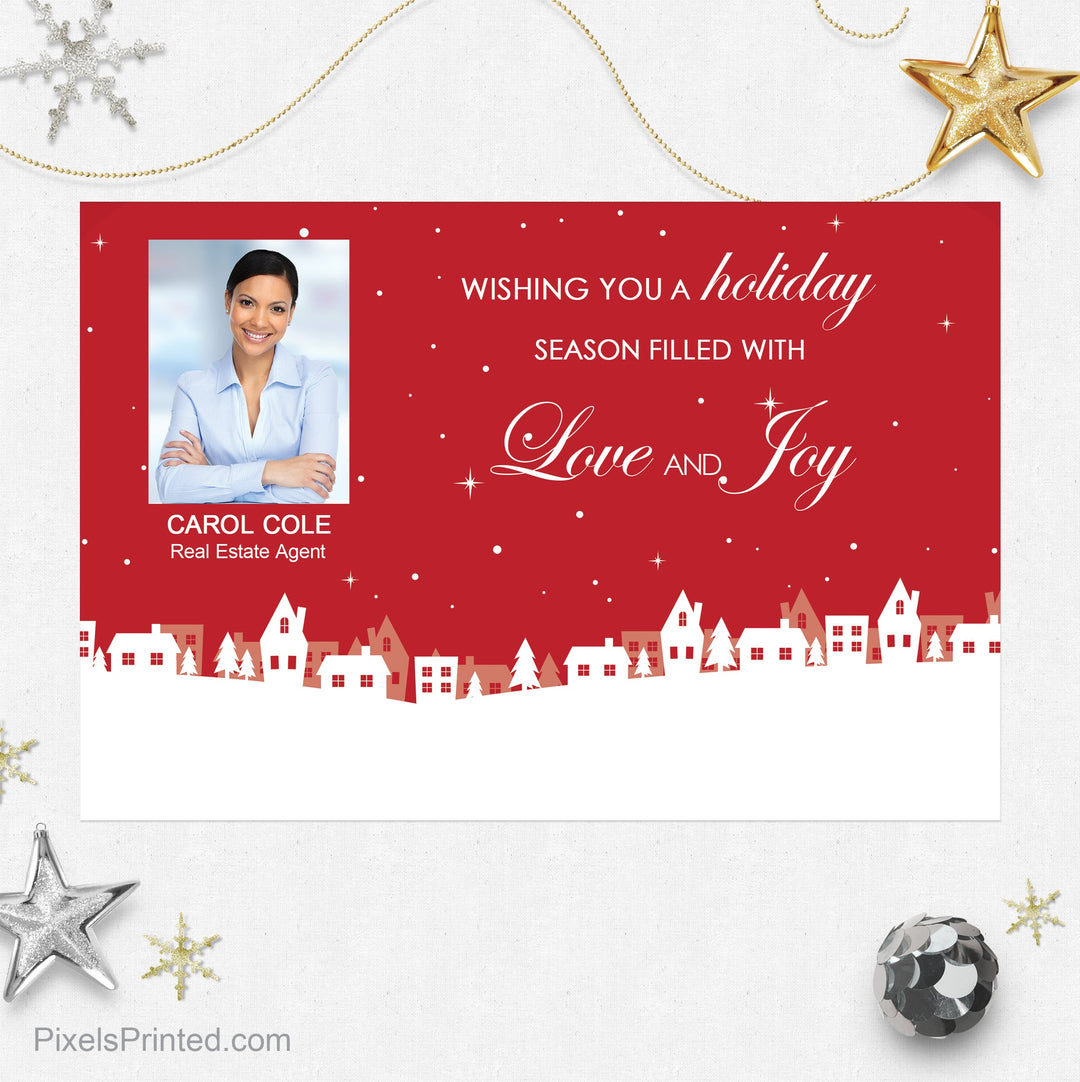 Berkshire Hathaway Christmas postcards postcards PixelsPrinted 